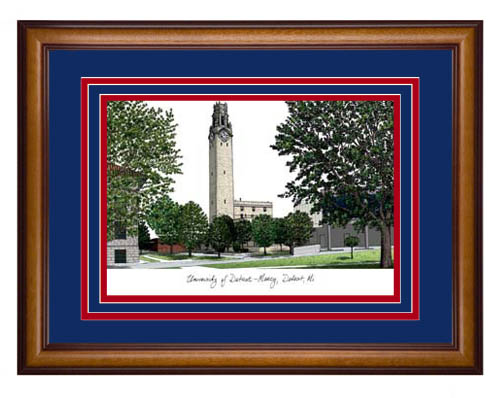 Campus Images MI985R University of Detroit Mercy Alumnus Framed Lithographic Print